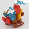 40228: Grote Smurf in schommelstoel *MINT IN BOX/ NEW STYLE*