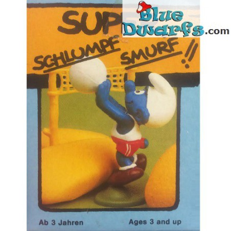 40223: Volleyball Smurf (Super Smurf/ MIB)