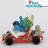 40218: Puffo con go-cart (Super puffo)