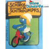 40236: Schlumpfine auf Fahrrad (Super Schlumpf)