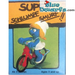 40236: Schlumpfine auf Fahrrad (Super Schlumpf)