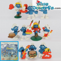 PROMO: Mc Donalds Set 1996 (10 schtroumpfs)