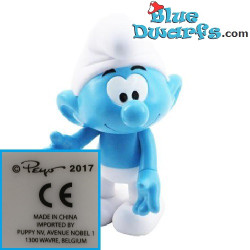 Plastic puffo mobile (+/- 30 cm)