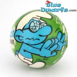 Smurf PU ball: Brainy smurf 2 GREEN (62 mm) *stressball*