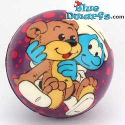 Smurf PU ball: Baby Smurf with teddy (62 mm) *stressball*
