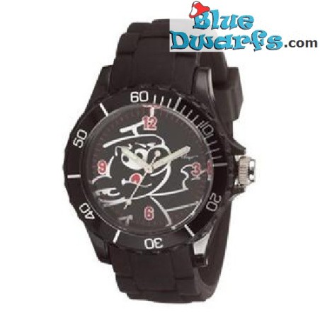 Zwarte smurf horloge *Outdoor Watch*