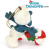 51907: Christmas Smurf Riding Candy cane