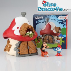 Smurf mushroomhouse with 2 figurines (20803)