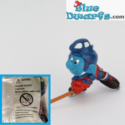20032: Puffo Hockey su ghiaccio *vestito: blu*