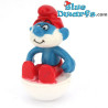 Papa smurf *metalen tuimelaar* smurf (+/- 6cm)