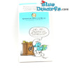 Schlumpf Buch mit Münze  "De schat van de smurfen"