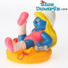 Row Boat Smurf *Candytopper*  (BIP Holland, +/- 8cm)