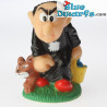 Smurf in roeiboot *Snoepdop* (BIP Holland, +/- 8cm)