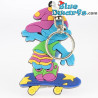 Skateboard Smurf (sleutelhanger/ Schleich)