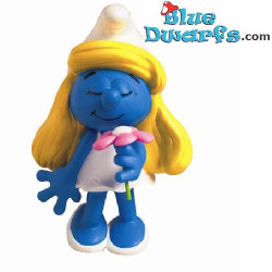 Plastoy Smurfette with flower