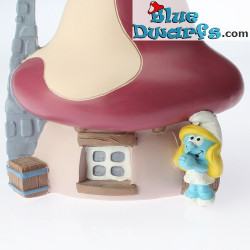 Paben: Smurf house orange +/- 11 cm (moneybox)