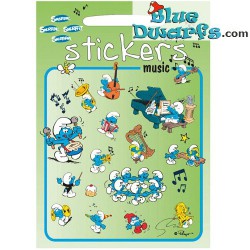 4x Smurfen sticker *baby smurf* (+/- 17x22cm)