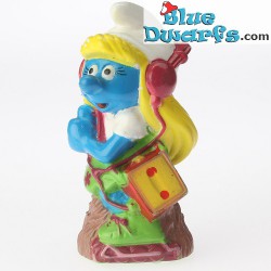 Row Boat Smurf *Candytopper*  (BIP Holland, +/- 8cm)