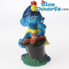 Smurf met schildpad *Snoepdop* (BIP Holland, +/- 8cm)
