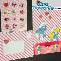 Maak je eigen smurfen kaarten set