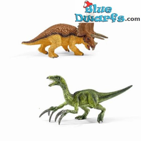 Dinosaurussen set: T-rex en Velociraptor (Schleich/ 42217)