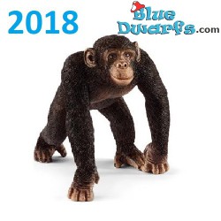 Schleich Wildlife 2018: Chimpanzé mâle (14817, +/-6 x 6 x 4 cm)