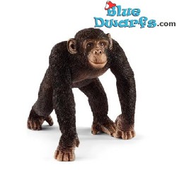 Schleich Wildlife 2018: Chimpansee man (14817, +/-6 x 6 x 4 cm)