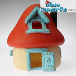 Schlumpfhaus *blau / rot / weiß* (VG)