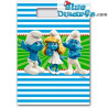 8 x feestzakjes smurfen *klungel/smurfin/mopper* (+/- 24*17 cm)