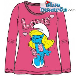 Smurfette smurf T-shirt for girls *LOVE* (Size 140)