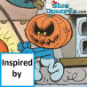 20548: Pumpkin Smurf (Halloween 2006)