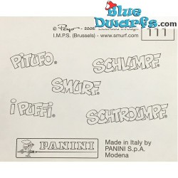 5x smurf sticker *2008* (+/- 6,5 x 5cm)
