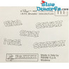 5x smurfen sticker *2008* (+/- 6,5 x 5cm)