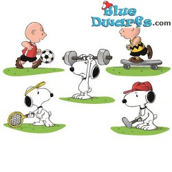 Peanuts Snoopy Charlie Brown Sportler 5 Figuren Schleich 2018