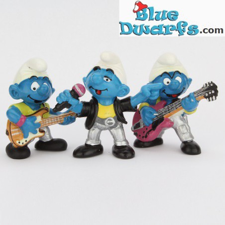 20449, 20450 and 20451: 3 Music Smurfs SPECIAL VARIANT