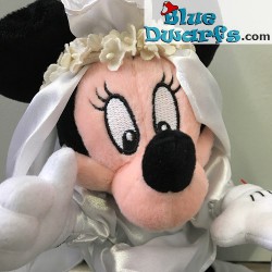 Knuffel: Minnie Mouse als bruid (+/- 25 cm)