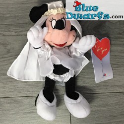 Knuffel: Minnie Mouse als bruid (+/- 25 cm)