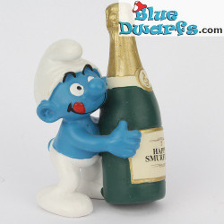 20708: Champagene bottle Smurf (Jubilee 2008)