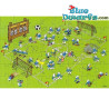 Calcio I puffi Puzzle/ 48 pezzi
