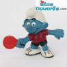20227: Tafeltennis Smurf  met paars shirt (pingpong)