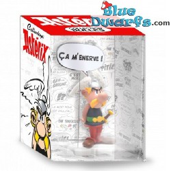 Asterix with text: Ça m'énerve (Plastoy 2017)