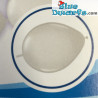 8x smurf white Anaphalis balloons  (+/- 30cm)