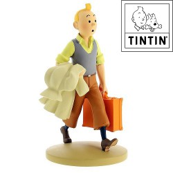 Statuette Tintin:  "Tintin en route" (Moulinsart/ 2018)