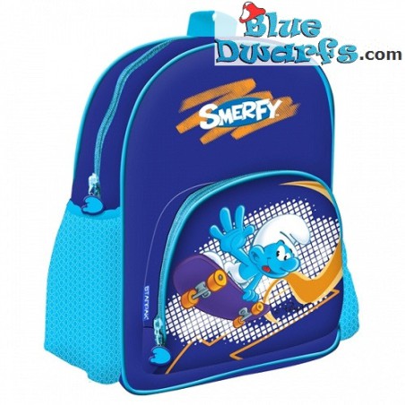 Smurf gym Bag for kids "smerfy" (+/- 32 x 26 cm)