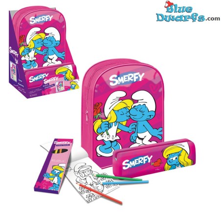 Smurf plastic bag GIFTSET *Smerfy* (34x 22 cm)