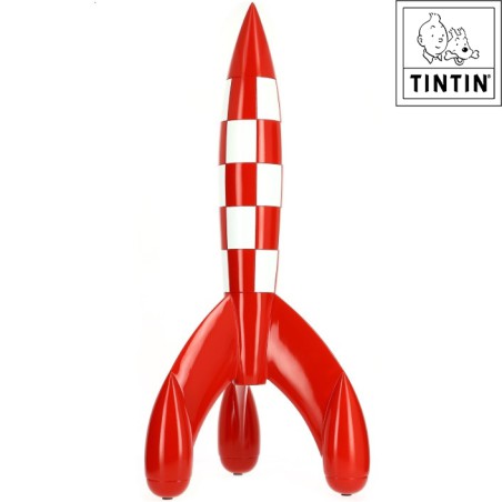 Statue tintin:  Moon rocket "Fusée lunaire"  (Moulinsart/ 30cm)
