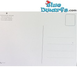 Postcards 2017: 4x Folon Smurf postcard (15 x 10,5 cm)