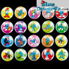 20 x puffi palla che rimbalza (Supermercato Match)