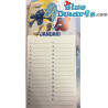 Calendario I puffi (+/- 33x13cm)