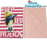 1x Tarjeta postal Los pitufos (17,5 x 12 cm)
